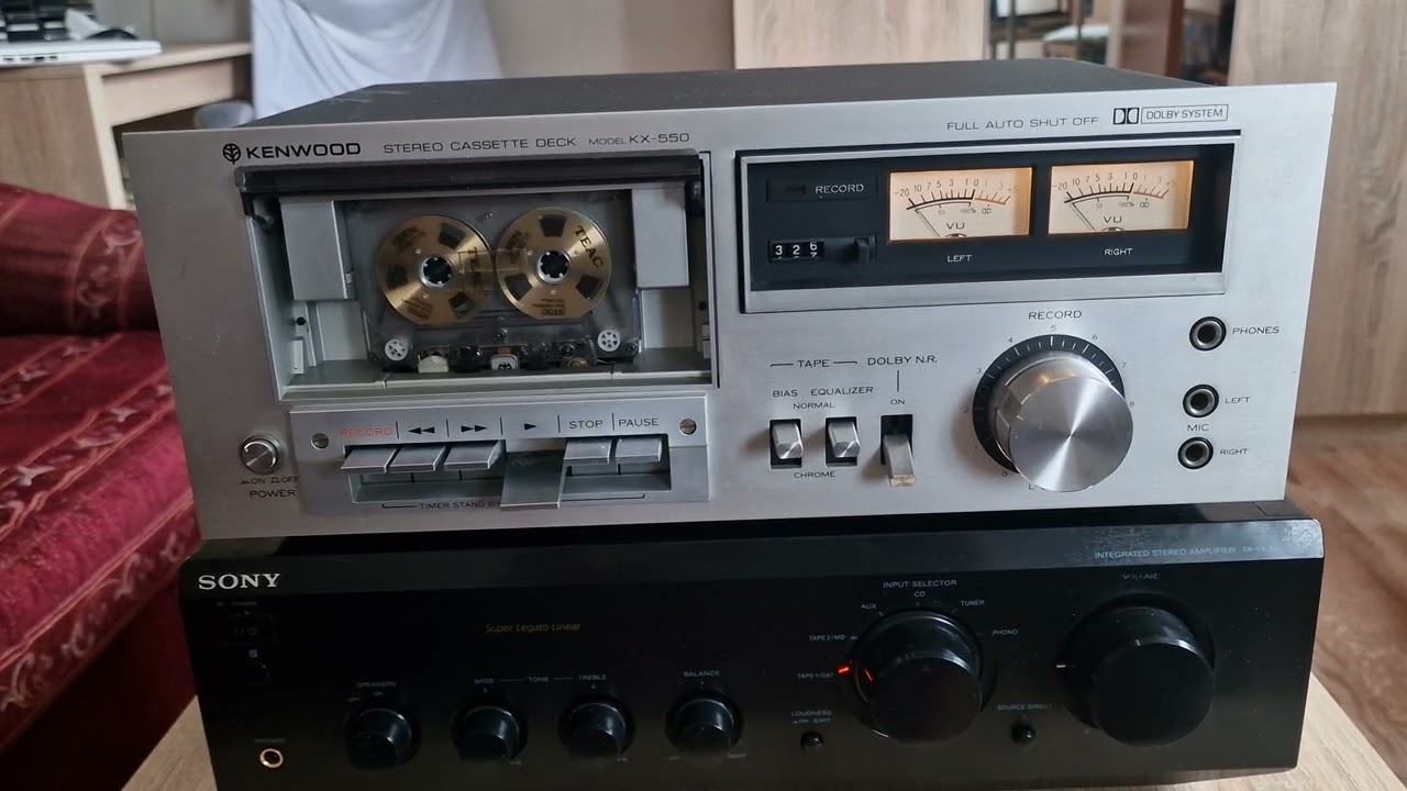 Kenwood kx-550 made in Japan 1979 - YouTube