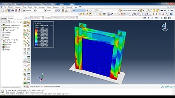 Simulation masonry infill wall Abaqus