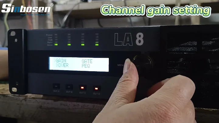Sinbosen dsp power amplifier LA8's sound test and its application case!
