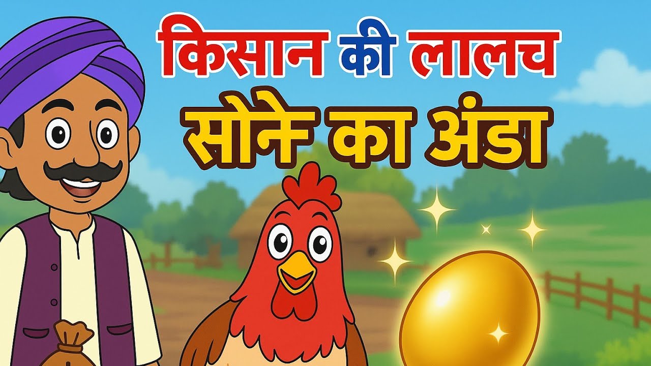 सोने का अंडा देने वाली मुर्गी की कहानी | Golden Egg Hen Story in Hindi | Kahani with Moral