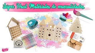 SÚPER HAUL MATERIALES DE MANUALIDADES PARA NAVIDAD