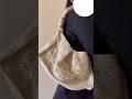 控えめボーダーの2wayショルダーバッグを編みました💛#編み物 #かぎ針編み #crochet #crochetbag #ショルダーバック