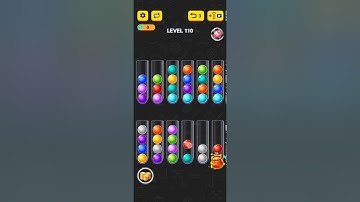 Ball Sort Puzzle 2021 Level 110 Walkthrough Solution iOS/Android