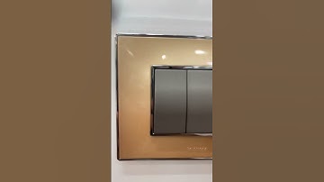 Goldmedal wega plate #switch #coverplate #colourplate #switches #modularswitches #modularswitch