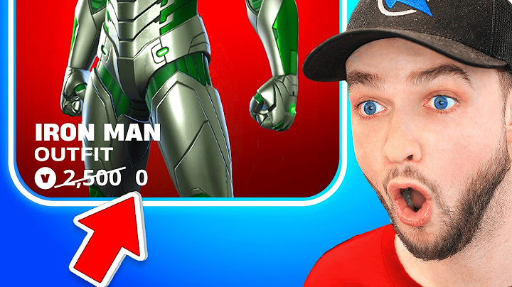 I Got Fortnite's *NEW* Iron Man Skin EARLY!