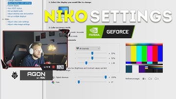 NiKo shows his Nvidia Settings for CS:GO!