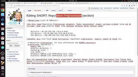 OWP 20230709 snort penggunaan white list black list reputation preprocessor