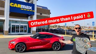 TOOK MY 2020 TOYOTA SUPRA TO CARMAX FOR APPRAISAL! *SHOCKING OFFER*