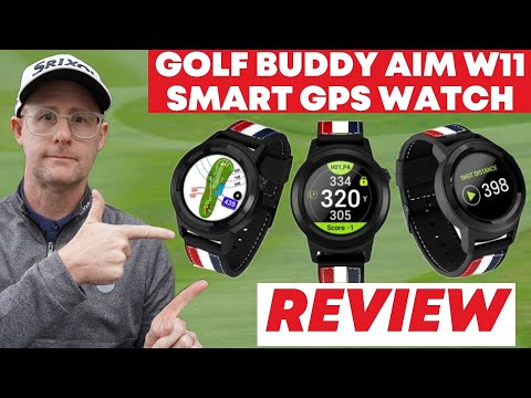 Golf Buddy Aim W11 GPS Watch Review - YouTube