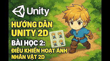 Unity 2D Cơ Bản – Cách tạo Animation di chuyển cho nhân vật Top-Down | Tutorial Game