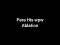 Parahis pathway wpw ablation electrophysiology
