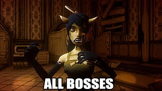 Bendy and the Ink Machine - All Bosses (With Cutscenes) HD 1080p60 PC
