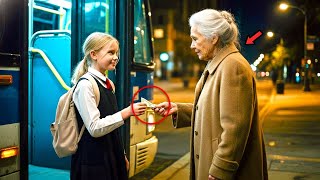 Tochter der Putzfrau zahlt Busfahrkarte für alte Frau – ahnt nicht, dass sie Milliardärin ist