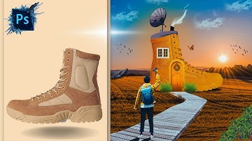 My Shoe House Photo Manipulation || Photoshop Tutorial || SGX Graphic 2023