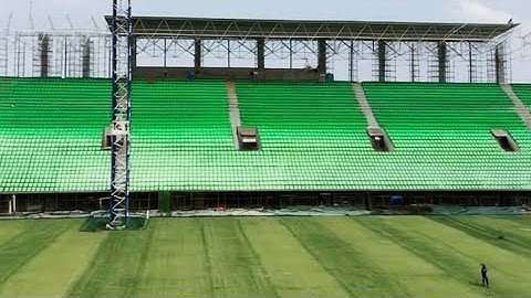 MAKIN CAKEP‼️PENUTUP ATAP , SINGLE SEAT WARNA HIJAU,UPDATE STADION TELADAN MEDAN