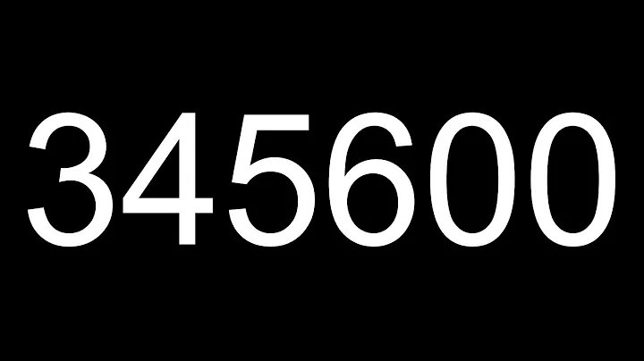96 Hour Timer At Seconds Count Up