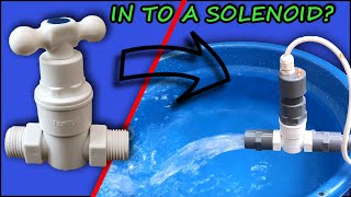 Simple way to Make a Water Solenoid using a PVC Stop Valve | DIY Solenoid.