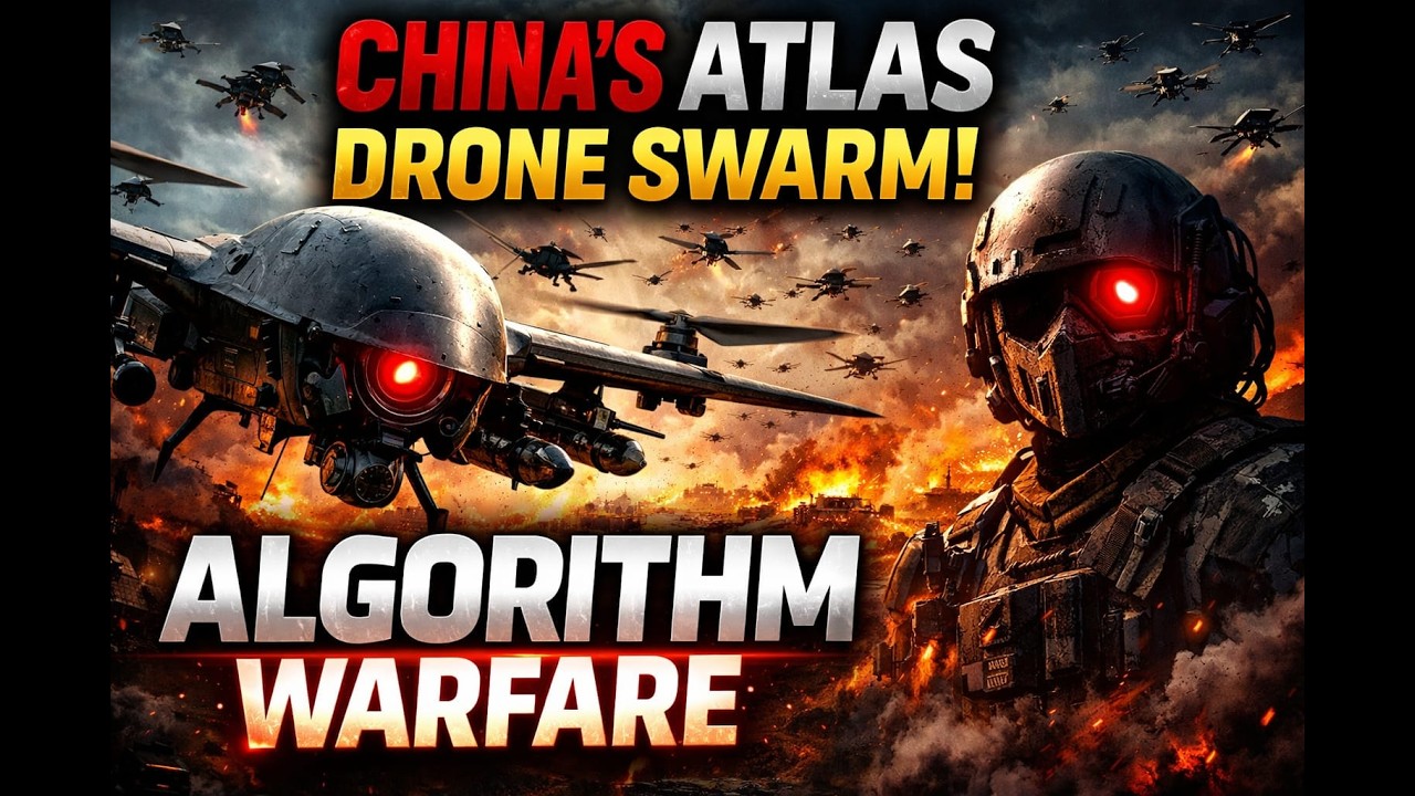 China’s Atlas Drone Swarm Future of Algorithm-Driven Warfare # ...