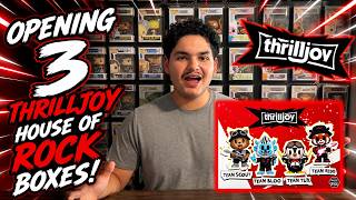 OPENING 3 THRILLJOY HOUSE OF ROCK BOXES! 🎸 Our Pulls Revealed!