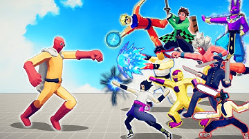SAITAMA ( OPM ) VS EVERY ANIME UNIT ( NEW ) | TABS - Totally Accurate Battle Simulator