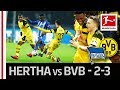 Hertha Berlin vs. Borussia Dortmund I 2-3 I Reus' Last-Minute Goal Secures BVB Comeback