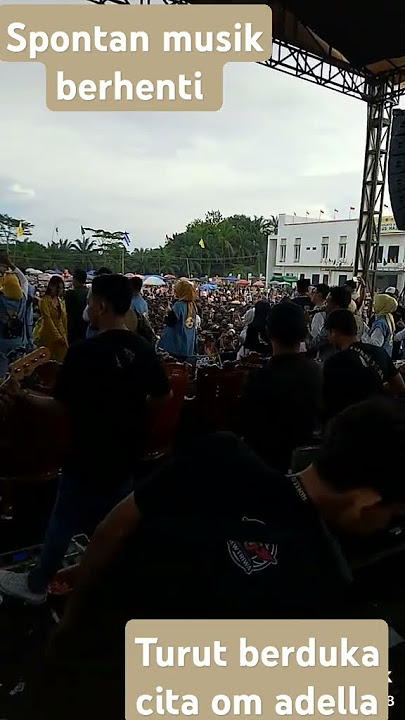 Spontanmusikerhenti, karena pimpinan Adella meninggal dunia#turutberdukacita#hennyadella #omadella