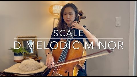 D Melodic Minor - 2 Octaves (Cello Play Along)