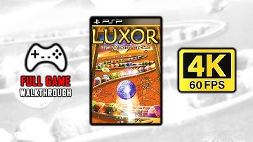 Luxor: The Wrath of Set (2006) - FULL GAME | All Levels | Hard Difficulty | 4K 60FPS