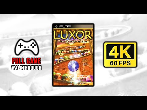 Luxor: The Wrath of Set (2006) - Full Game Walkthrough in 4K 60FPS [Hard Difficulty]