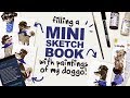 PAINTING MY DOG!  | Mystery Art Box | January Art Snacks Unboxing | Acrylic Fluid Paint
