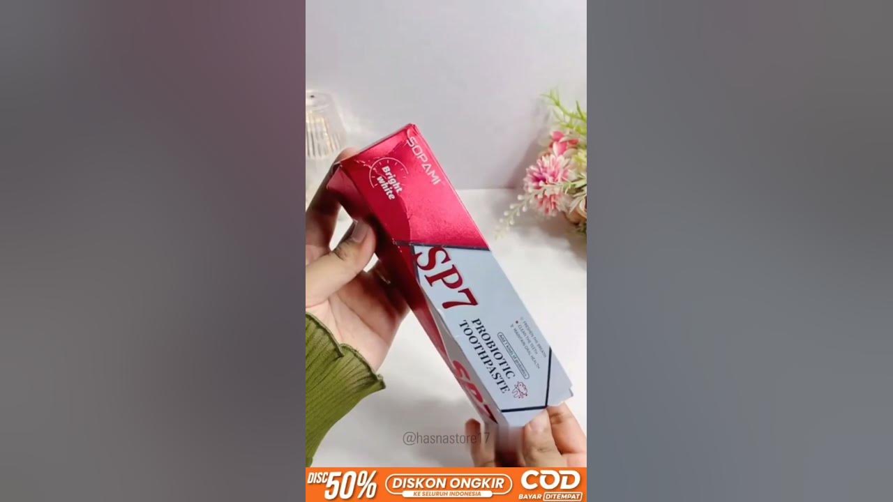Pasta Gigi Pemutih Probiotik Memutihkan Gigi Kuning
