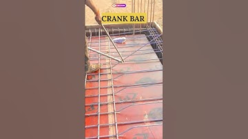 Why we provide crank bar in Roof/ Slab || #slab#casting#crankbar#ytshort#ytviral#youtubeshorts #like