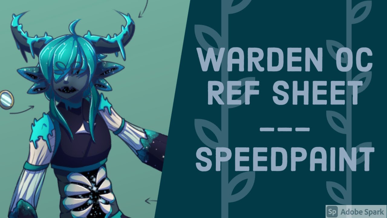 Minecraft Warden OC Ref Sheet // SPEEDPAINT - YouTube