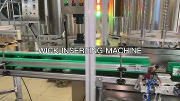 【yide】CANDLE WICK INSERTING/GLUING MACHINE
