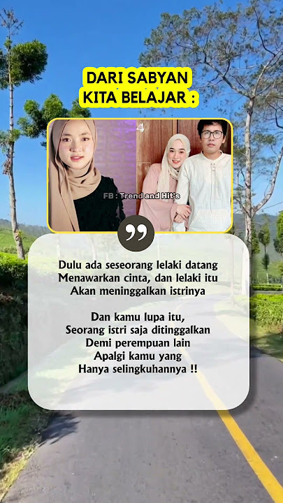Jadi ketika istri sahnya saja ia tinggalkan, apalagi kamu #shortvideo #ytshorts  #ayus #nisasabyan