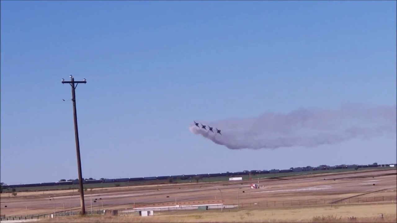 Blue Angels Ft Worth Air Show Oct 28th 2017 pt.1 YouTube