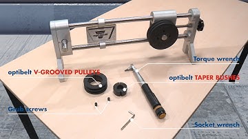 Professional installation of the Optibelt taper bushes