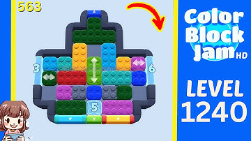Color Block Jam Level 563 (1240) Solution Walkthrough