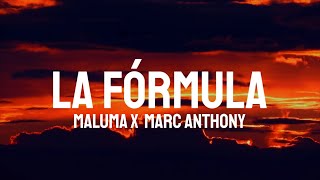 Maluma, Marc Anthony - La Fórmula (Letra/Lyrics)