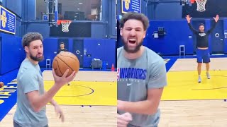 Klay Thompson SHOOTING Like Old Times!!!