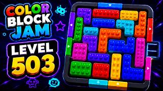 Color Block Jam Level 503 Walkthrough | Step by Step Solution