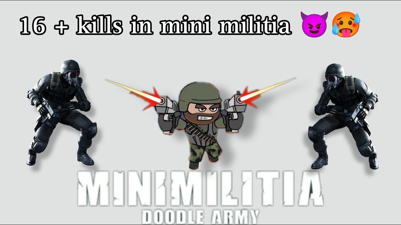 highest kills in mini militia The Crow Mini militia war.io YouTube