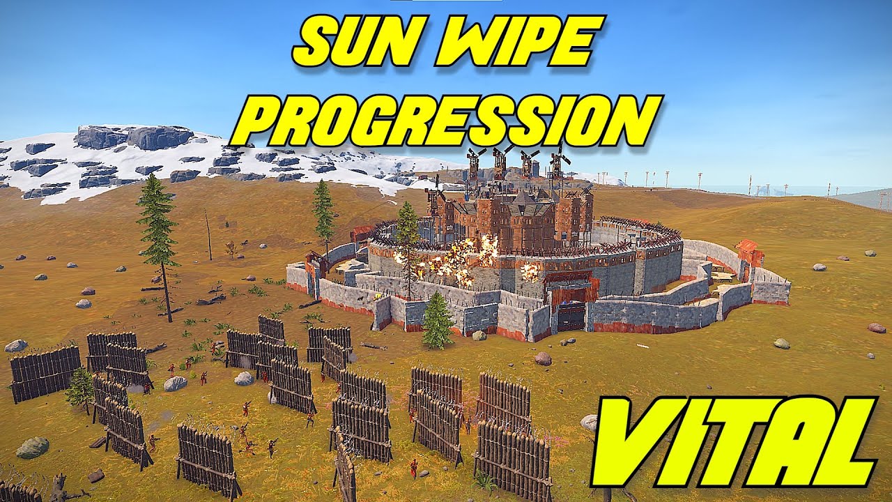 RUST - ZERG WIPE PROGRESSION // 1,500+ ROCKET RAID // HOW SUN PLAYS A ...