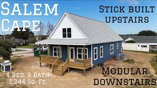 ENORMOUS Cape Modular Home!!!  The Salem Cape. Built in Cedar Point, NC.
