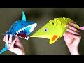 Moving Paper Shark & Fish – Paper Crafts for Kids