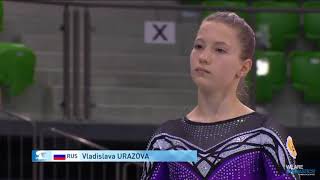 Vladislava Urazova Vault Event Finals Junior Worlds 2019