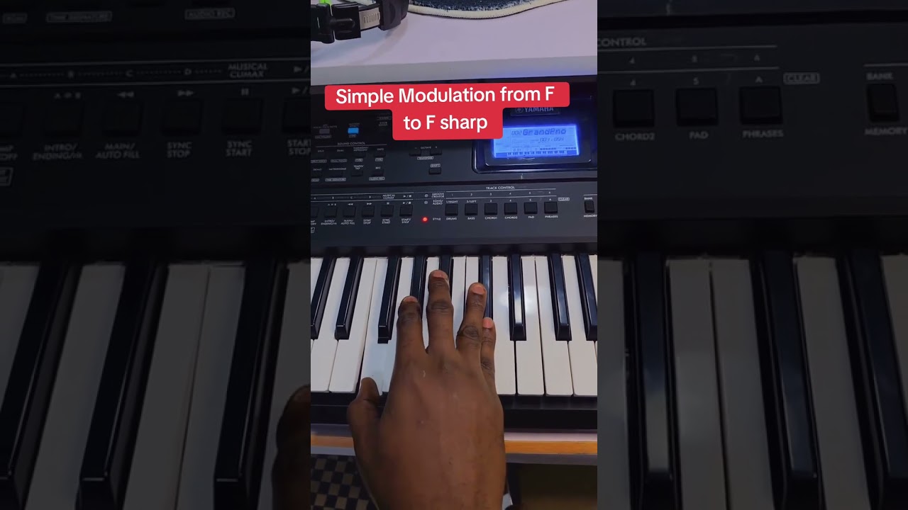 Easy modulation to f sharp
