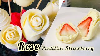 DIY Rose Pastillas Strawberry Bouquet for Valentine's Day I  Pastillas, Pinoy Recipe