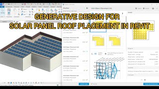 GENERATIVE DESIGN - Solar Panel Placement on Flat Roof