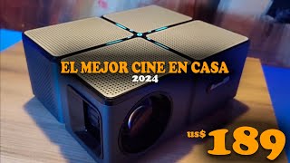 COMO CONSTRUÍ MI CINE EN CASA CON POCO DINERO Unboxing + Review Max Angel Projector